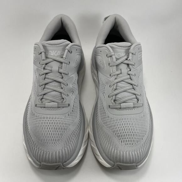 Hoka One One Bondi 7 Running Shoes Womens Size 10.5 Gray Athletic Sneakers - Picture 3 of 9
